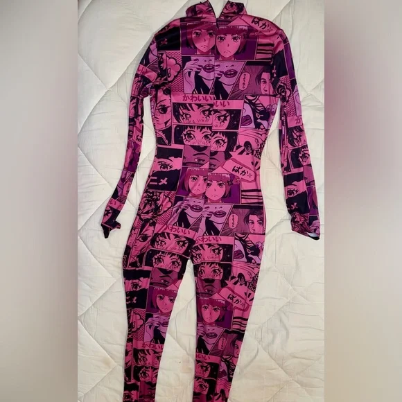 Fashion Nova Anime Pink Jumpsuit - Picture 5 of 6
